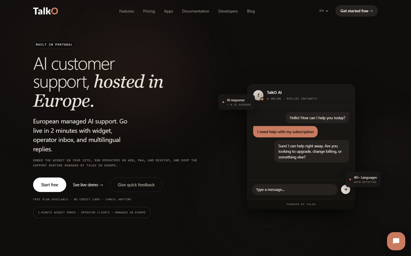 TalkO — gettalko.com